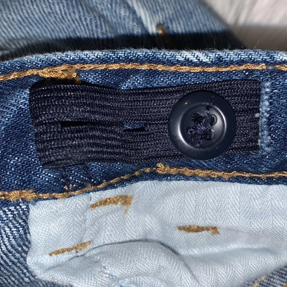 Gap Girlfriend Embellished Patches Jean Size 4